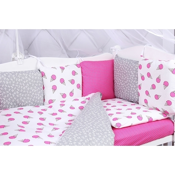 Комплект в кроватку AmaroBaby Sweet, 4 предмета, бязь фото 1