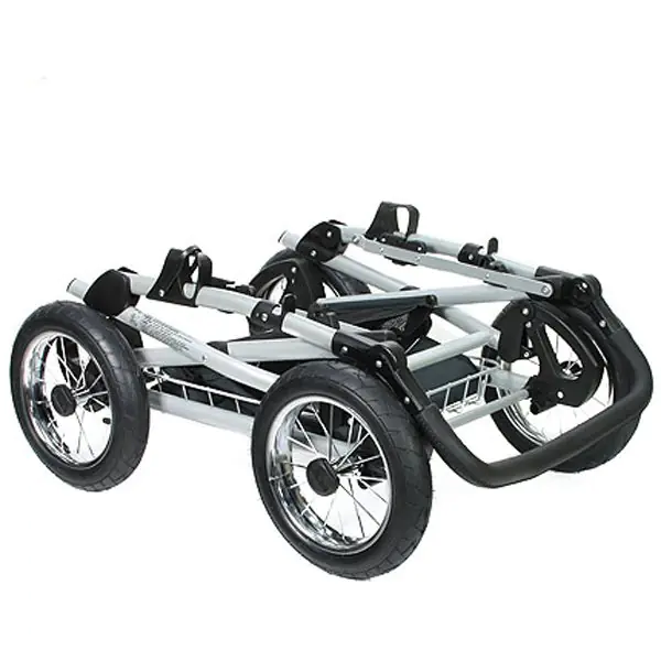 Детская коляска Jedo Classic Bartatina Alu LC 2 в 1, стразы, пружинная амортизация, черное шасси фото 2