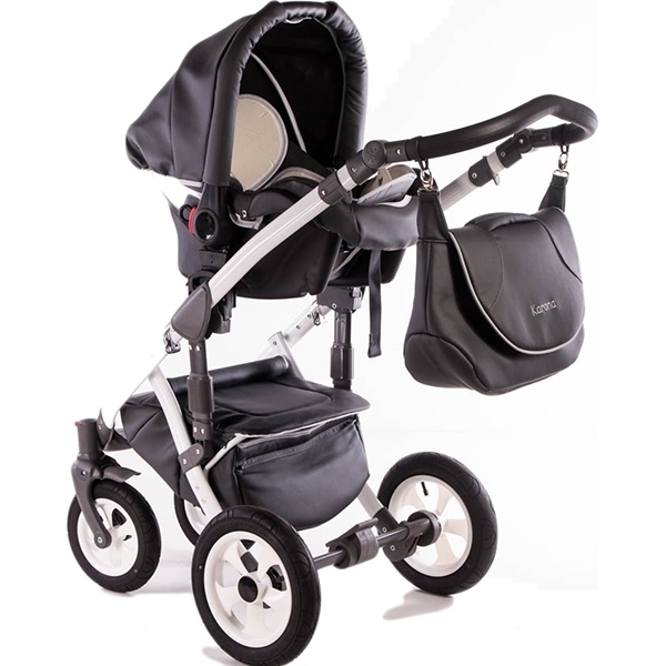 Детская коляска Street Racer Karona Eco 3 в 1, эко-кожа фото 15