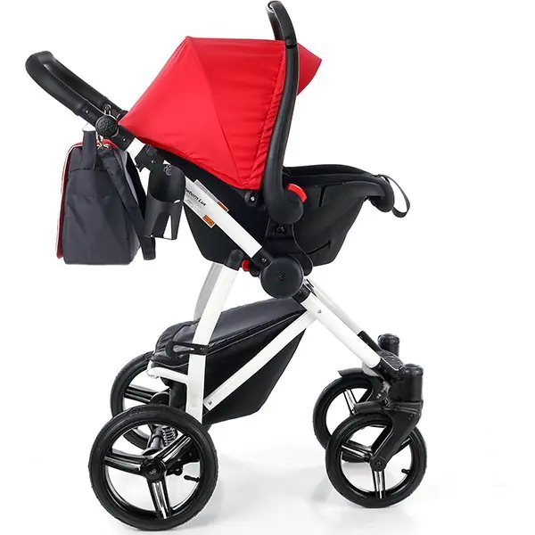 Детская коляска Esspero Newborn Lux Alu 3 в 1, шасси White фото 2