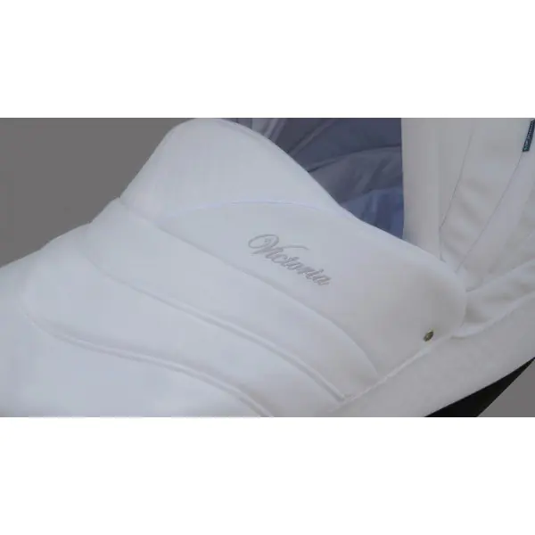 Детская коляска Esperanza Victoria Leatherette кожа 2 в 1 Цвет рамы - Бежевый поворотная фото 2