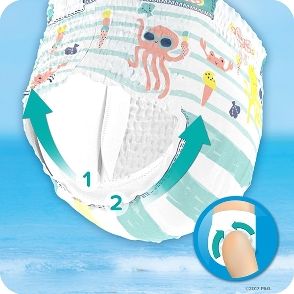 Детские трусики для плавания Pampers Splashers 5-6, 10 штук фото 4