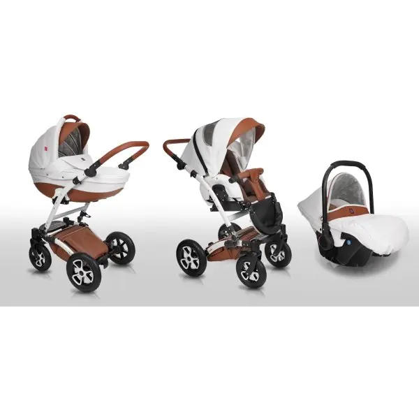 Детская коляска Tutek Torero Eco 3 в 1, эко-кожа фото 2