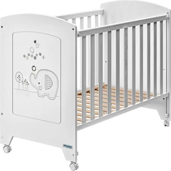 Детская кроватка Micuna Elephant 120 х 60 см — как выглядит в жизни
