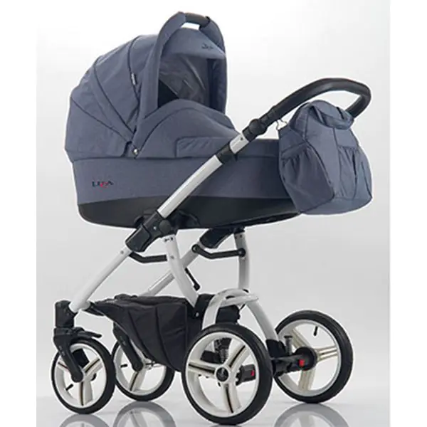 Детская коляска Bebetto Luca 2 в 1 цвет рамы Silver фото 4