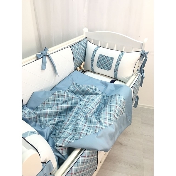 Комплект постели в кроватку Marele Лондон 460211, 10 предметов фото 2
