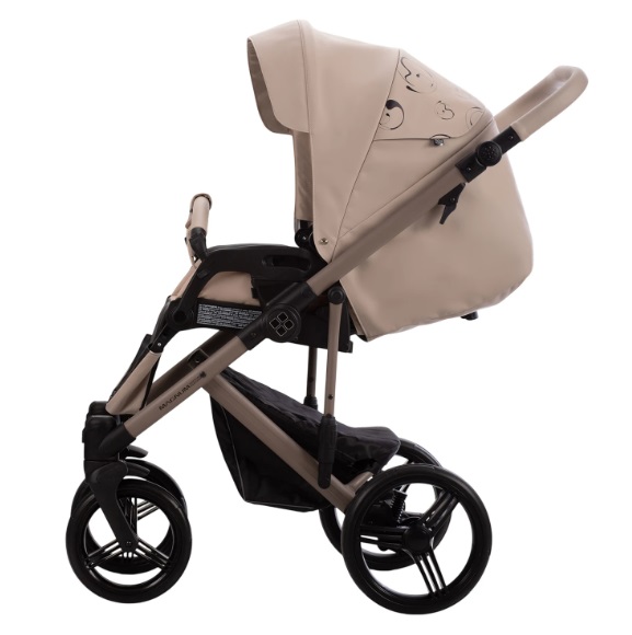 Детская коляска Bebetto Magnum Light SE Pro 2 в 1 на бежевой раме фото 7