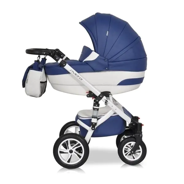 Детская коляска Caretto Riviera Vintage S 2 в 1, эко-кожа фото 11