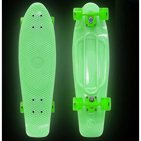 Скейтборд RT Y-Scoo Big Fishskateboard Glow 27" с сумкой арт. 402E, 68,6х19 фото 7