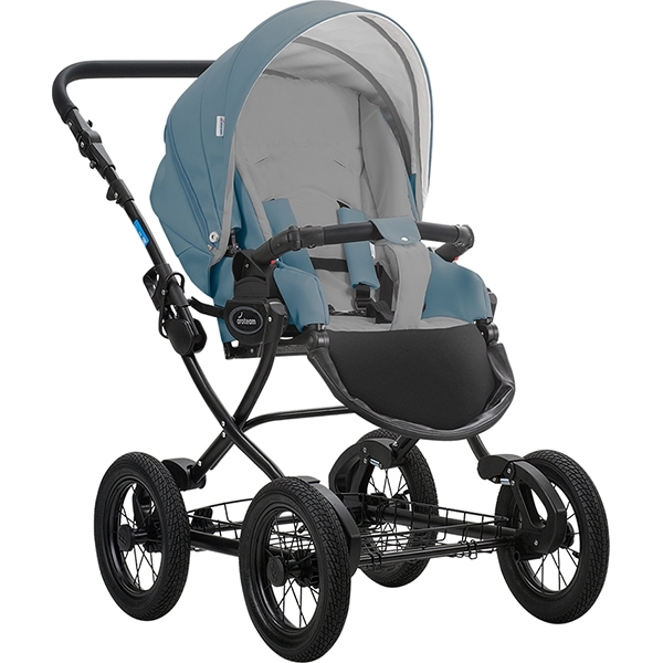 Детская коляска AroTeam Cocoline Prima 18 2 в 1, эко-кожа фото 5