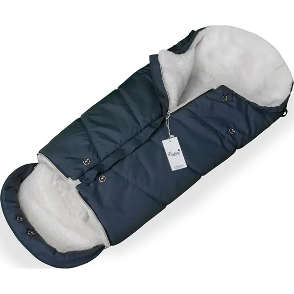 Конверт в детскую коляску Esspero Sleeping Bag White 100% шерсть фото 2