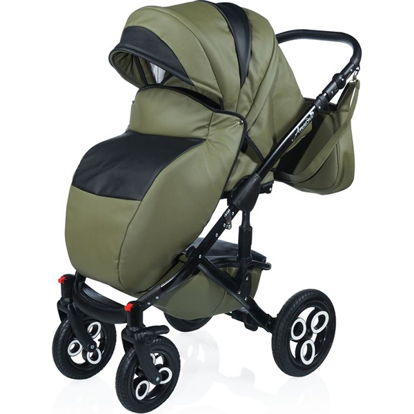 Детская коляска AmaroBaby Sport Style 2 в 1, эко-кожа фото 7