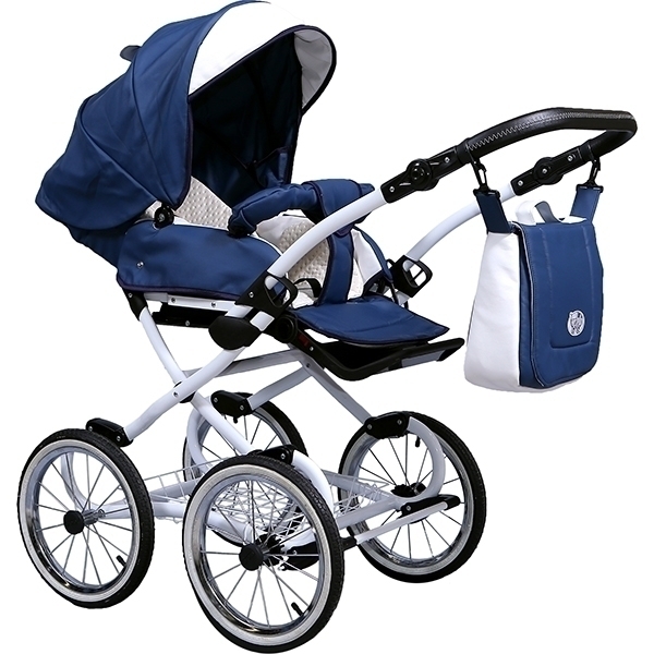 Детская коляска Nastella Luxe Prestige Eco 2 в 1, эко-кожа фото 8
