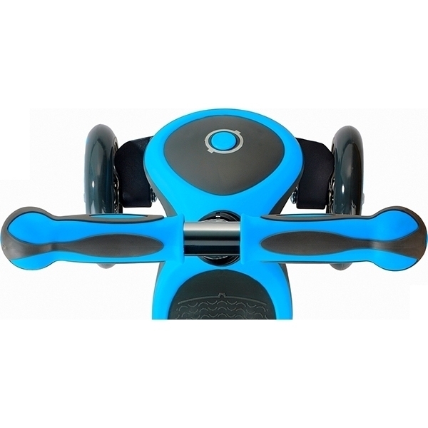 Трехколесный самокат-беговел Globber Evo 4 в 1 Plus 454 с подножками и 3 светящимися колесами фото 14