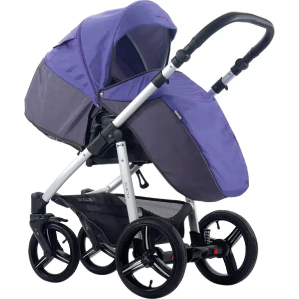 Детская коляска Bebetto Nico Plus 2 в 1 цвет рамы Silver фото 3