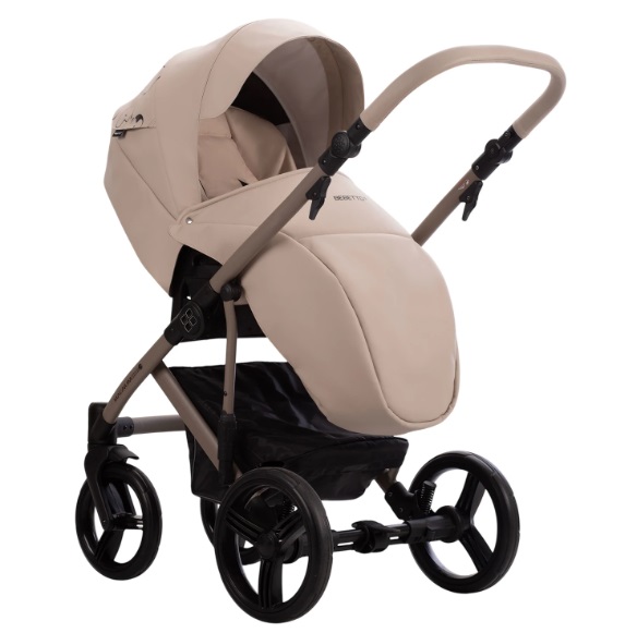 Детская коляска Bebetto Magnum Light SE Pro 2 в 1 на бежевой раме фото 9