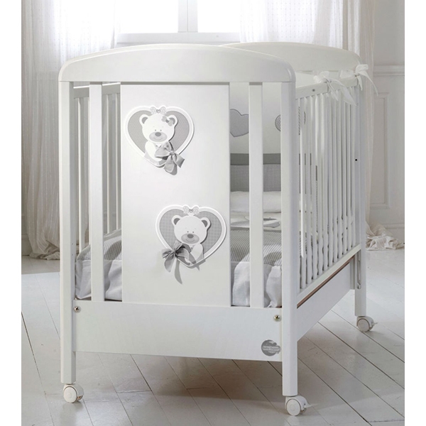 Детская кроватка Baby Expert Bon Bon Duetto, колесо - Фото