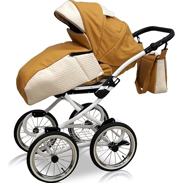 Детская коляска Nastella Luxe Prestige Eco 3 в 1, эко-кожа фото 7