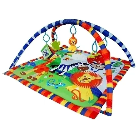 Детский игровой коврик с игрушками La-Di-Da Весёлый Зоопарк (PM-A-P00019) фото 1