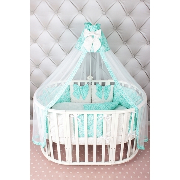Комплект постели в кроватку AmaroBaby Элит Premium, 18 предметов фото 4