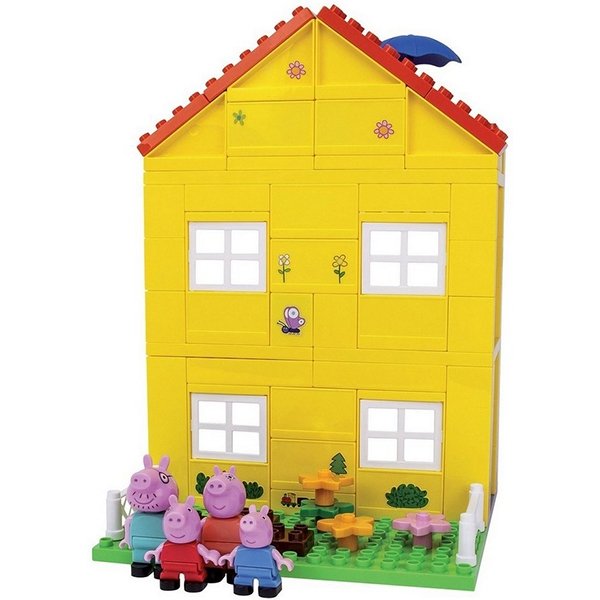 Конструктор Smoby Любимый Дом Peppa Pig, 107 деталей, 1/4 арт. 57078 — как выглядит в жизни