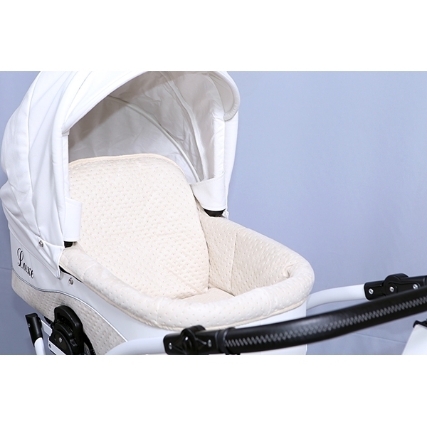 Детская коляска Nastella Luxe Prestige Eco 2 в 1, эко-кожа фото 4