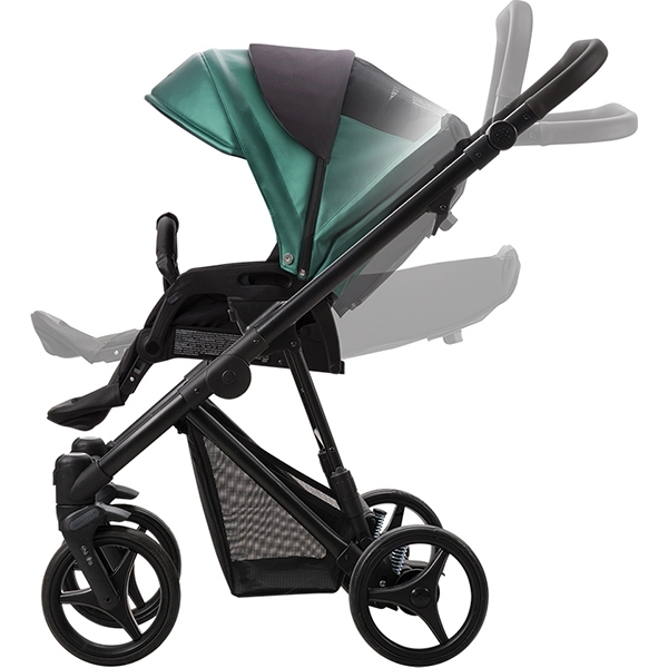 Детская коляска Bebetto Nitello Shine 3 в 1, эко-кожа + ткань фото 5