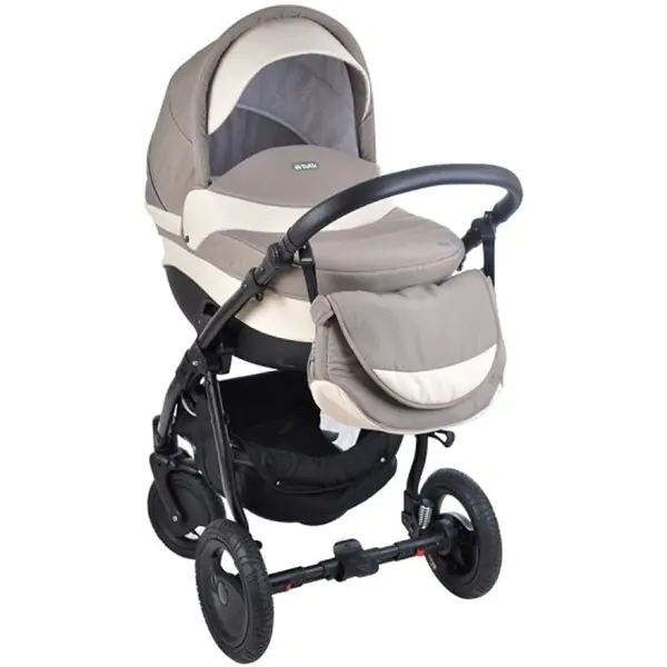 Детская коляска Tutis Galant 3 в 1, ткань+эко-кожа фото 4