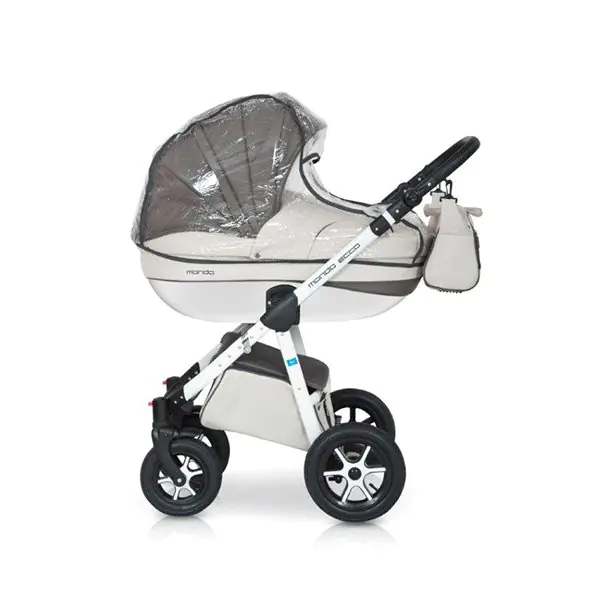 Детская коляска Expander Mondo Ecco 3 в 1, эко-кожа фото 4