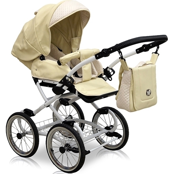 Детская коляска Nastella Luxe Prestige Eco 3 в 1, эко-кожа фото 2