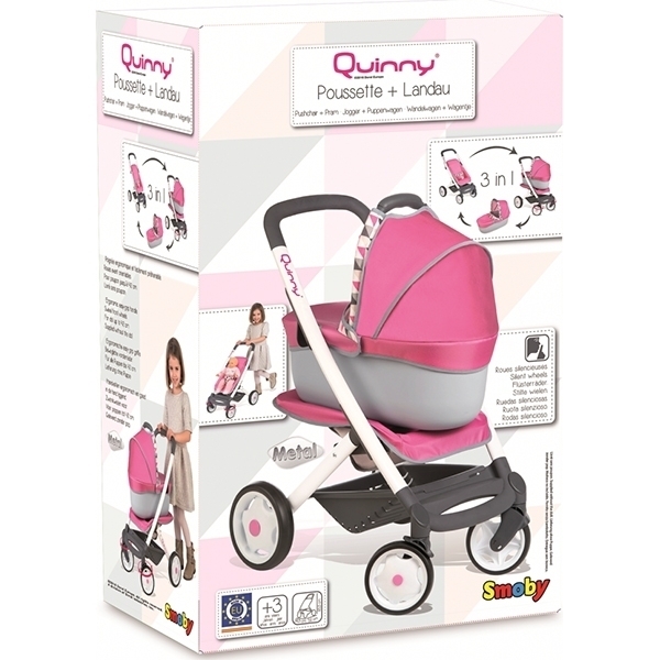 Коляска-трансформер для кукол 3 в 1 Smoby MC&Quinny 253197 фото 7