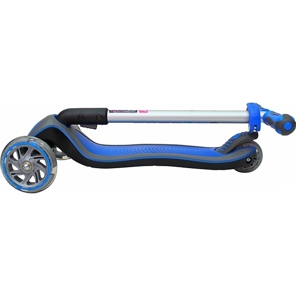 Трехколесный самокат Globber Elite FL My Free Fold Up 449 со светящимися колесами и платформой фото 12