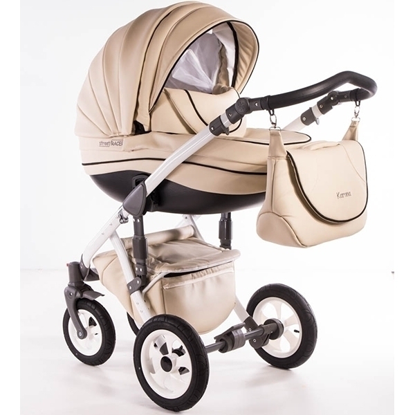 Детская коляска Street Racer Karona Eco 2 в 1, эко-кожа фото 1
