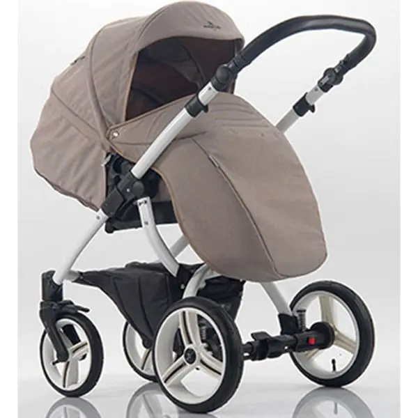 Детская коляска Bebetto Luca 2 в 1 цвет рамы White фото 2