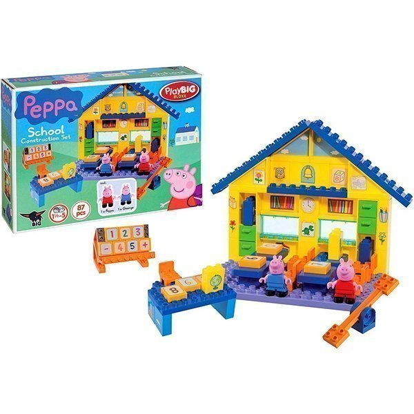 Конструктор Smoby Школа Peppa Pig, 87 деталей, 1/6 арт. 57075 — как выглядит в жизни