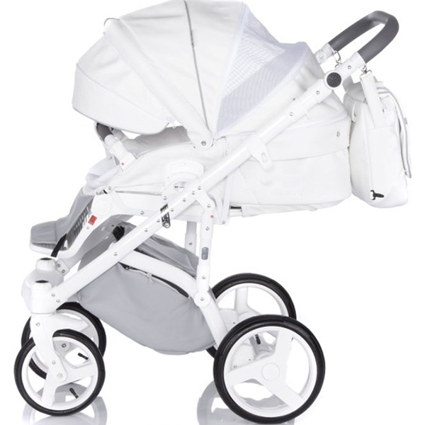 Детская коляска BeBe-Mobile Ravenna Deluxe 2 в 1, эко-кожа фото 2
