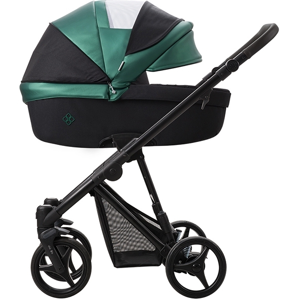 Детская коляска Bebetto Nitello Shine 3 в 1, эко-кожа + ткань фото 1