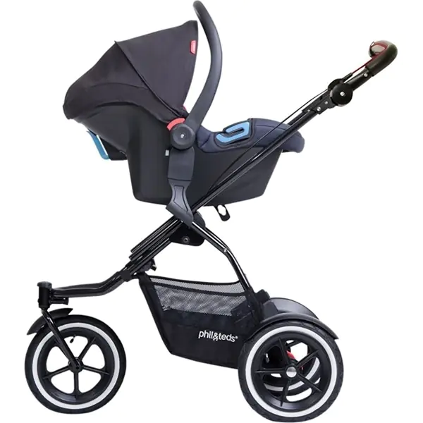 Адаптер для автокресла Maxi-Cosi на коляски Phil and Teds Classic / Dot / Navigator / Sport — как выглядит в жизни