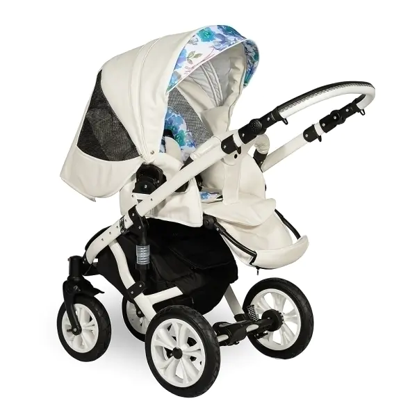 Детская коляска Indigo Madonna Lux 2 в 1, эко-кожа фото 4
