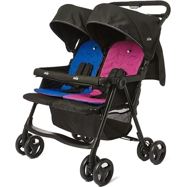 Детская прогулочная коляска для двойни Joie Aire Twin фото 2