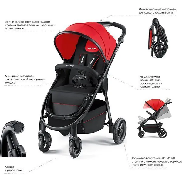 Детская прогулочная коляска Recaro Citylife фото 2