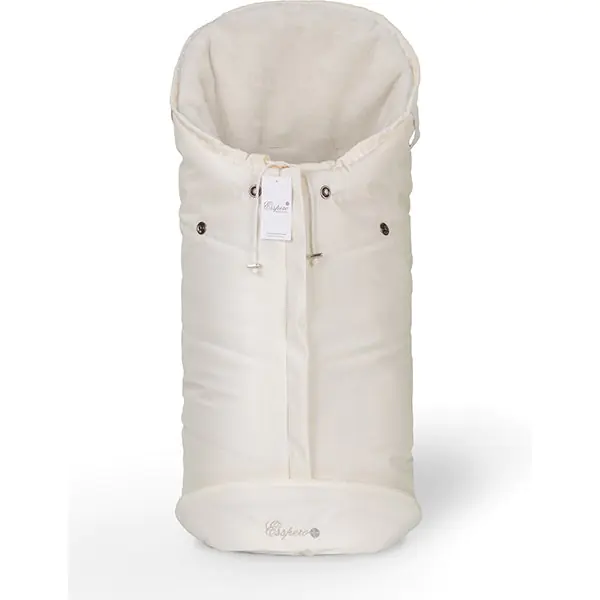 Конверт в детскую коляску Esspero Sleeping Bag White 100% шерсть фото 4