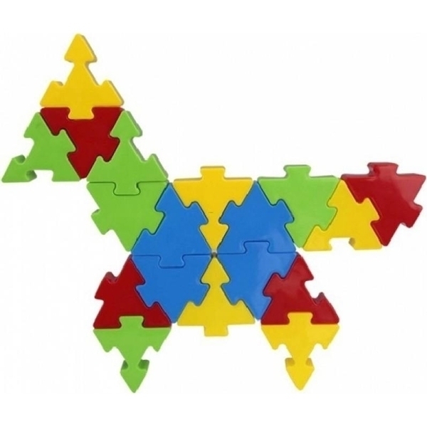 Конструктор Pilsan Funny Blocks 128 деталей, 03-236 — как выглядит в жизни
