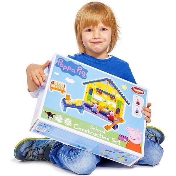 Конструктор Smoby Школа Peppa Pig, 87 деталей, 1/6 арт. 57075 — как выглядит в жизни