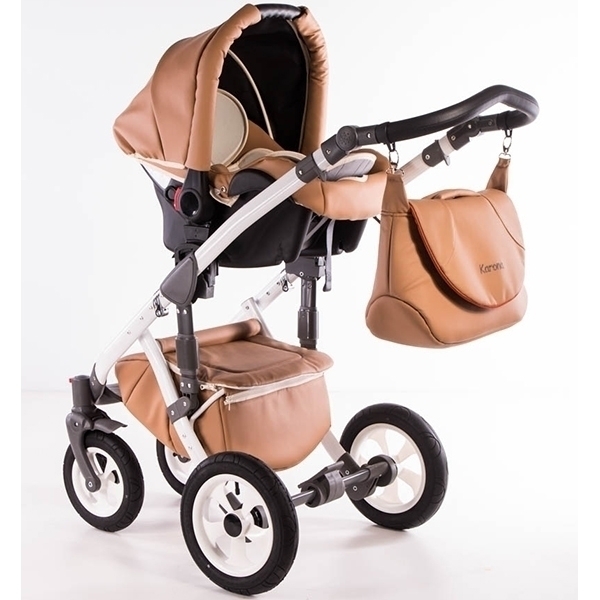 Детская коляска Street Racer Karona Eco 3 в 1, эко-кожа фото 6