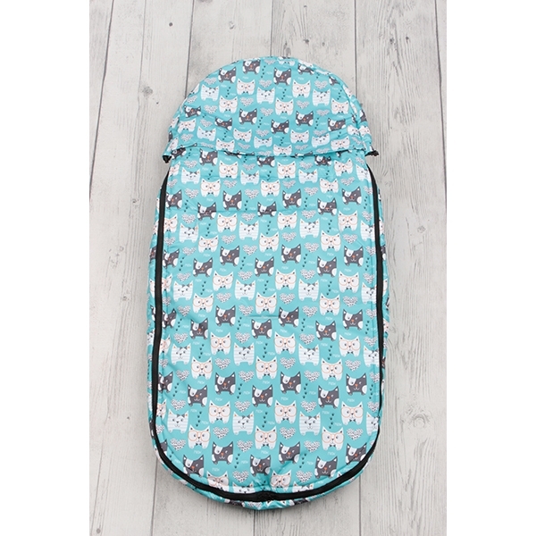 Универсальный меховой конверт AmaroBaby Little Traveller Собачки 145х45 см фото 2