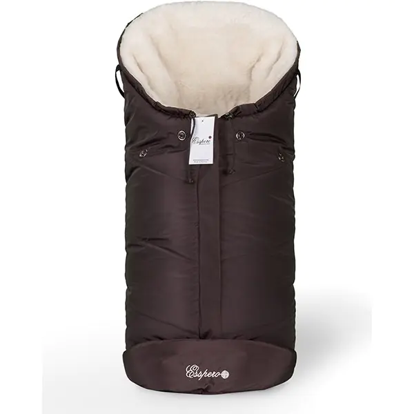 Конверт в детскую коляску Esspero Sleeping Bag White 100% шерсть фото 6
