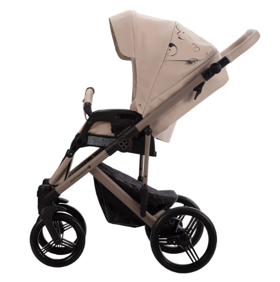 Детская коляска Bebetto Magnum Light SE Pro 2 в 1 на бежевой раме фото 6