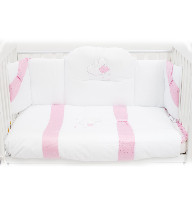 Постельное белье в кроватку Italbaby Polvere di stelle, 5 предметов - Фото