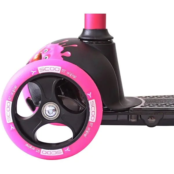 Трехколесный самокат Y-Scoo RT Trio Diamond 120 Monsters 3 высоты с блокировкой колес фото 21